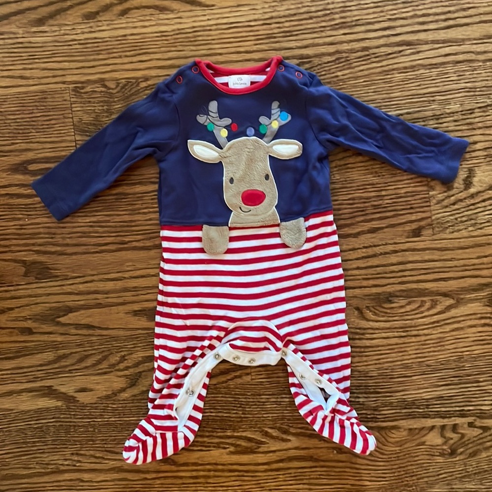 John Lewis Rudolph footed one piece.